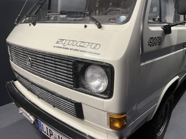 Syncro 4WD Aufkleber Schwarz – Passend für VW T3 & Offroad-Fans – Bild 4