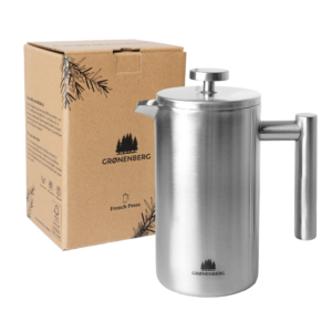 Edelstahl French Press (600ml) inkl. Ersatz-Filter – Perfekter Kaffeegenuss für Outdoor & Zuhause